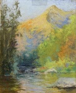 EMERSON William Otto 1856-1940,Niles Canyon, California,1923,Clars Auction Gallery US 2015-06-27