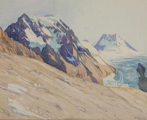 EMIL GYSIN 1883-1967,Mont Collon vu d'Arolla,1948,Galartis CH 2012-08-18