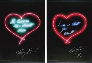 EMIN Tracey 1963,LOVE IS WHAT YOU WANT; AND YOU LOVED ME LIKE A DIS,2015-2016,Sotheby's 2017-11-13