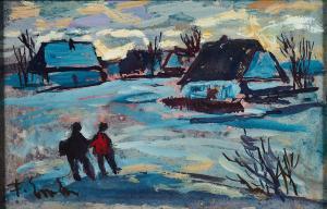 EMLER Frantisek 1912-1992,Winterlandschaft,Van Ham DE 2024-01-11