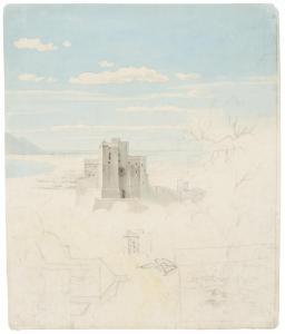 EMMINGER Eberhard 1808-1885,Castello Frangipane in Terracina,1845,Christie's GB 2023-01-26
