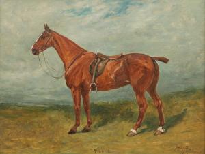 EMMS John 1843-1912,Study of a Chestnut Hunter 'Pearl',1907,Bonhams GB 2024-02-15