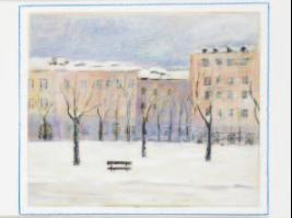 EMPRIN Giuliano 1902-1991,“Neve in Piazza Maria Teresa a Torino",Sant'Agostino IT 2011-10-25