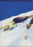 EMSHWILLER EDWARD 1925-1990,Ellery Queen magazine cover,1956,Heritage US 2008-06-05