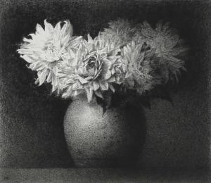 EMSLEY Paul 1947,Chrysanthemums in a Vase,Strauss Co. ZA 2023-03-27