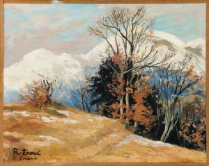 ENARD Raymond 1902-1982,Paysage de neige,Cannes encheres, Appay-Debussy FR 2023-07-07