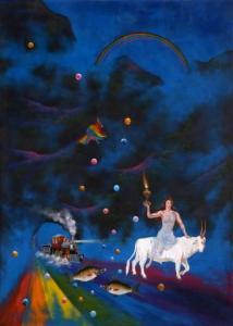 ENDARA CROW Gonzalo,La Noche De Los Globos (The Night of the Balloons),1991,Ro Gallery 2021-10-27