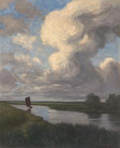 ENDE am Hans 1864-1918,Torfboot auf der Hamme,1895,Villa Grisebach DE 2022-12-02