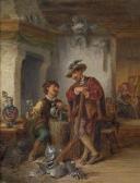 ENDER Eduard 1822-1883,A pub scene with drinking soldier,Palais Dorotheum AT 2011-11-04