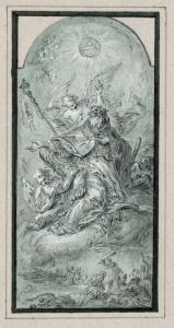ENDERLE Johann Baptist 1725-1798,Die Apotheose eines Bischofs,Galerie Bassenge DE 2020-11-25