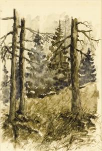 ENDOGOUROFF Ivan Ivanovich 1861-1898,Forest,Heritage US 2008-11-14