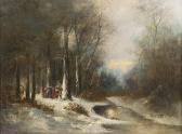 ENDOGOUROFF Ivan Ivanovich 1861-1898,Gathering the Brushwood,Shapiro Auctions US 2014-03-29