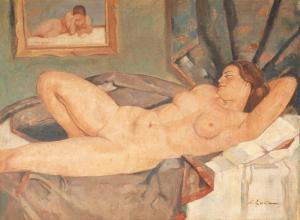 ENEA Nicolae 1897-1960,Nud în interior,Artmark RO 2013-01-30