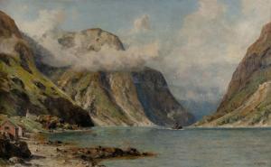 ENFIELD Henry 1849-1923,View of a Norwegian fjord,Rosebery's GB 2022-03-22