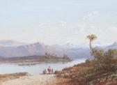 ENGALIERE Marius 1824-1857,Paysage au lac de montagne,Damien Leclere FR 2010-12-18