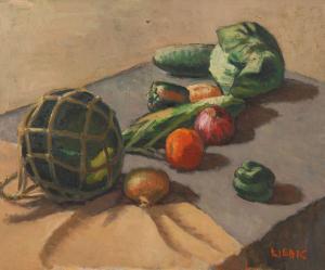 ENGEL Erich Otto 1866-1943,Vegetable Still Life,1962,Eldred's US 2009-06-25