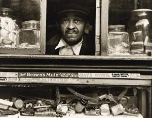 ENGEL Morris 1918-2005,Harlem Merchant, N.Y,1937,Swann Galleries US 2023-10-05