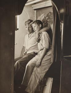 ENGEL Morris 1918-2005,Photo Booth, Coney Island (Fred Wagner - Shoeshine,1947,Christie's 2023-08-18