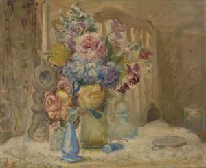ENGELBACH Florence Neumengen 1872-1951,Flowers,Rosebery's GB 2021-01-27
