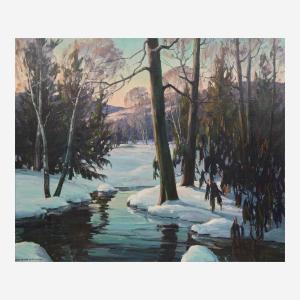 ENGELHARDT Edna Palmer 1897-1991,Icy River; together with Tranquil Waters,Freeman US 2023-06-06