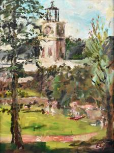 ENGLAND Frederick 1939,Strolling by Trentham Clock Tower,Peter Wilson GB 2023-12-07