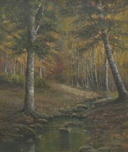 englander Arnold 1877-1963,Wooded landscape,1908,Aspire Auction US 2017-04-08