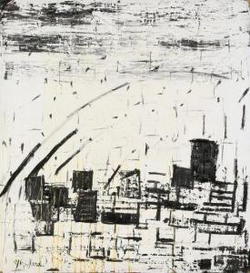 ENGLARD Yehudith 1946,Urban landscape,Tiroche IL 2020-02-01