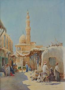 ENGLEHEART Col. Evelyn L., Lt,A North African Street scene,Bellmans Fine Art Auctioneers 2017-11-14