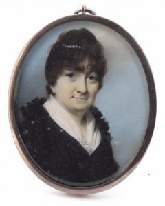 ENGLEHEART George 1752-1829,A lady wearing pearls in her hair,Woolley & Wallis GB 2015-12-09