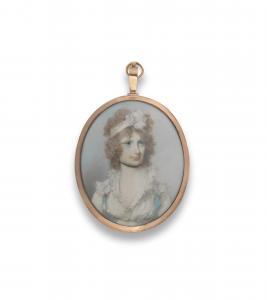 ENGLEHEART George 1752-1829,A portrait miniature of a lady called, Elizabeth T,Bonhams GB 2023-09-13