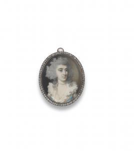 ENGLEHEART George 1752-1829,A portrait miniature of a lady called, Mrs Manette,Bonhams GB 2023-09-13