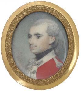 ENGLEHEART George,A young officer, possibly cavalry, in scarlet coat,1790,Christie's 2004-12-07
