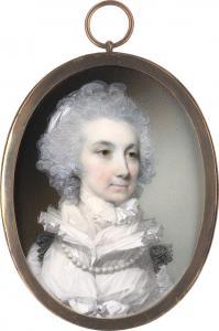 ENGLEHEART George 1752-1829,Portrait einer Frau,Galerie Bassenge DE 2023-11-30