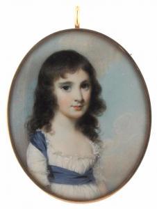 ENGLEHEART George 1752-1829,Portrait miniature of a girl,Woolley & Wallis GB 2015-12-09