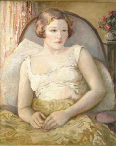 ENGLISH Grace 1891-1956,Portrait of a ladyin bed,Dreweatt-Neate GB 2006-04-12