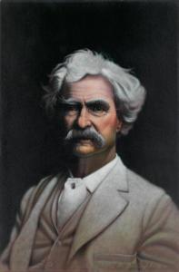 ENGLISH John 1852-1915,Portrait of Mark Twain,1986,Swann Galleries US 2016-09-29