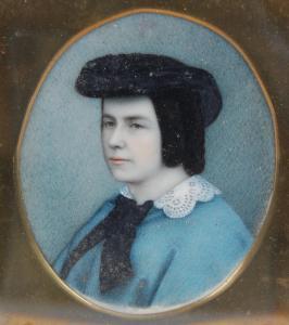 ENGLISH SCHOOL,Head and shoulders portrait of a lady,Lacy Scott & Knight GB 2019-09-14