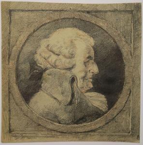 ENGLISH SCHOOL,Portrait d'homme de profil,18th century,Art Valorem FR 2024-03-21
