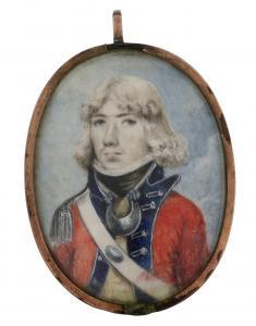 ENGLISH SCHOOL,Portrait of an officer, head and shoulders,Woolley & Wallis GB 2019-09-04