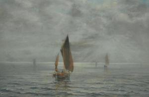 ENGLISH SCHOOL,Sailing boats in a calm,Fieldings Auctioneers Limited GB 2018-03-24