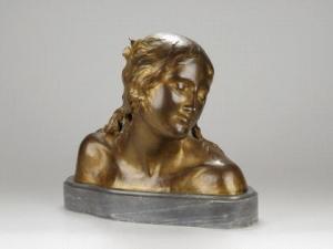 ENGRAND Georges 1852-1936,Büste einer jungen Frau,1900,Von Zezschwitz DE 2011-04-14