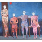 ENGRON Mae Alice 1933-2007,figural group,Ripley Auctions US 2025-08-20