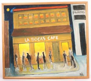 ENGRON Mae 1942,La Boca's cafe city scene,Ripley Auctions US 2023-10-07