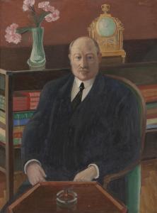 ENGSTROM Leander 1886-1927,Portrait,1922,Leonard Joel AU 2023-06-27