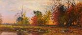 ENNEKING John Joseph 1841-1916,Sunset by the Pond,1892,Winter Associates US 2016-12-05