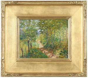 ENNEKING Joseph Eliot 1881-1942,Woodland Path,1910,Brunk Auctions US 2022-03-25