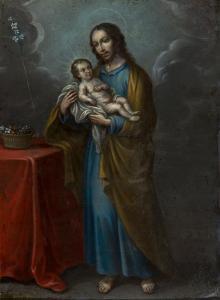 Enríquez Nicolás 1704-1790,Saint Joseph with the Child,La Suite ES 2023-02-16