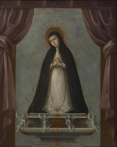 Enríquez Nicolás 1704-1790,True Portrait of Our Lady of Solitude of the Victo,La Suite ES 2022-07-07