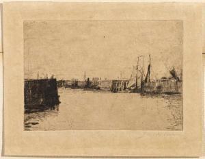 ENSOR James 1860-1949,L'Estacade à Ostende,1887,Christie's GB 2016-03-15