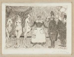 ENSOR James 1860-1949,La visite des médecins ou Les vieux cochons,1995,Horta BE 2024-04-22